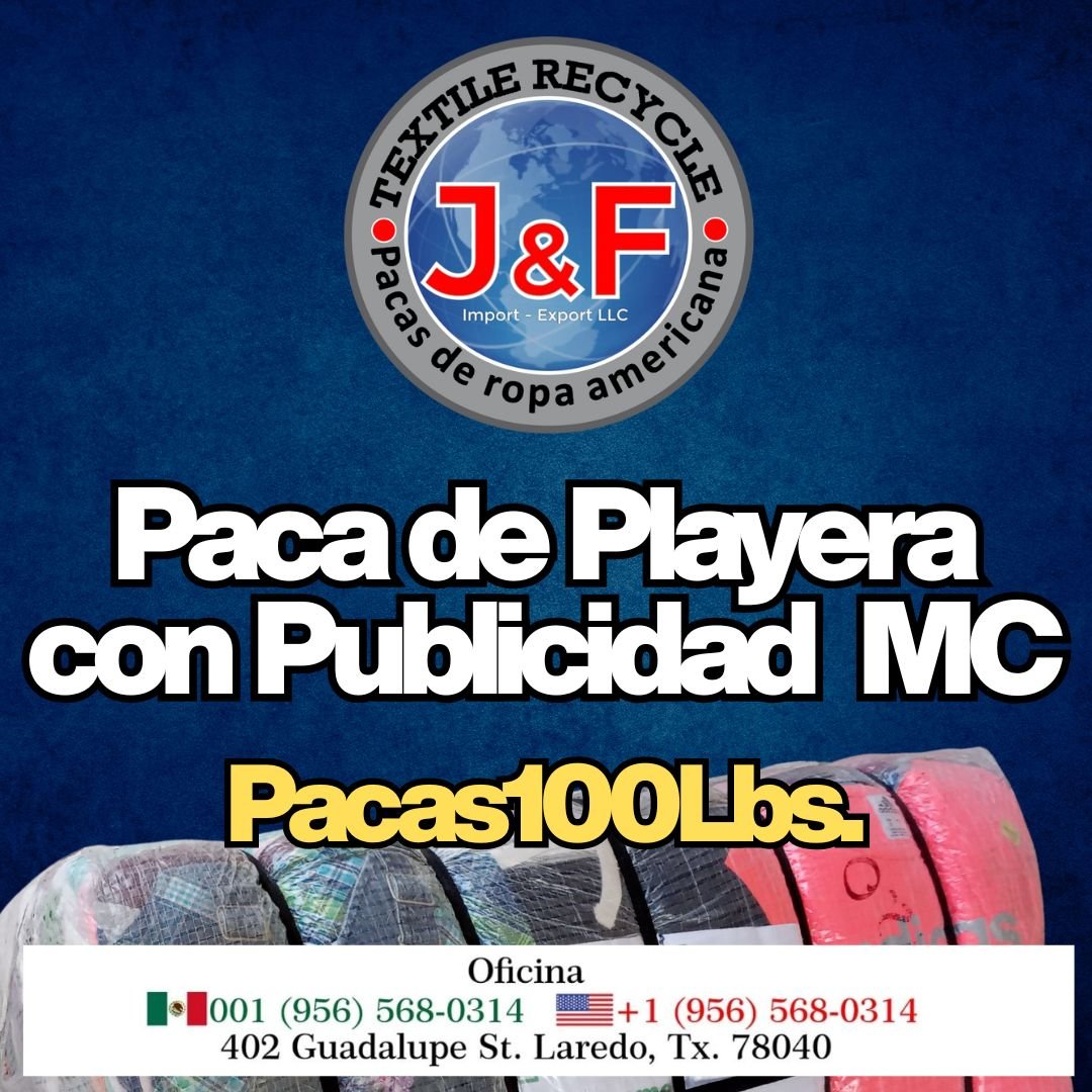 Imagen de 👕 Paca de Playera con Publicidad (Manga Corta)